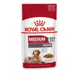Royal Canin MEDIUM AGEING 10+ (ЭЙДЖИНГ 10+) влажный корм в соусе 0,140гр